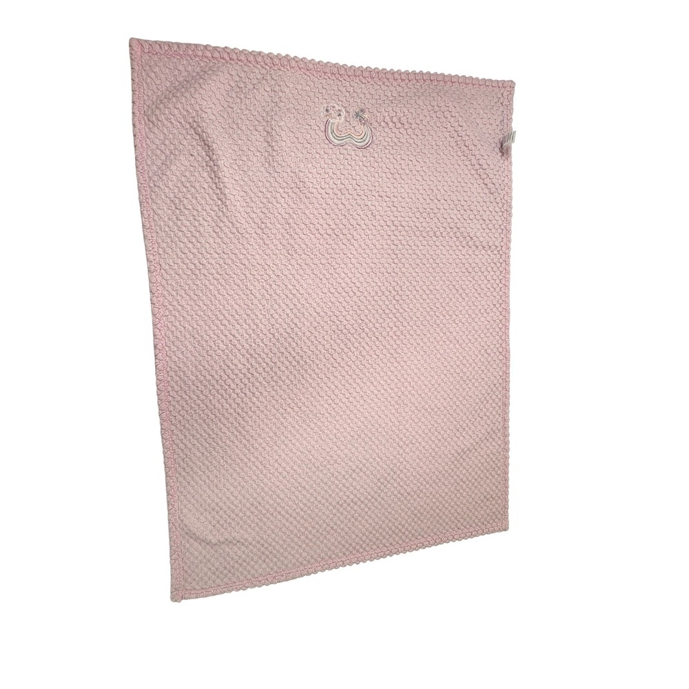 Cloud Island Pink Rainbow Popcorn Sherpa Baby Blanket D06262 Discontinued 30x40